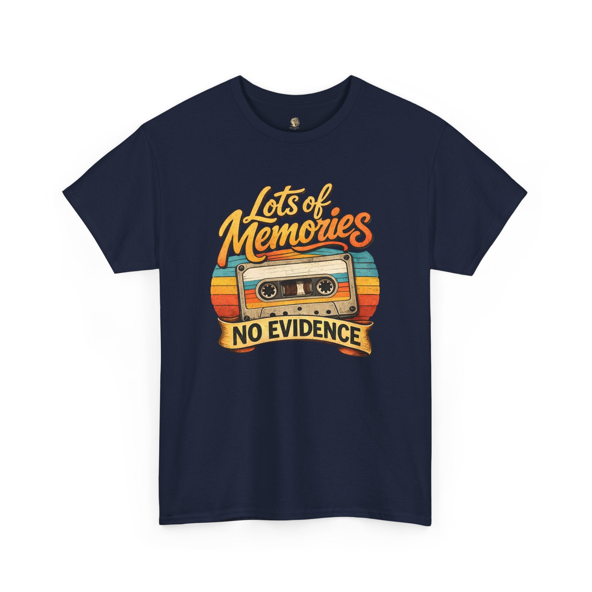 Gen X Shirt Lots of Memories No Evidence Tee | 80s Nostalgia T Shirt | Gen X Humor Tee