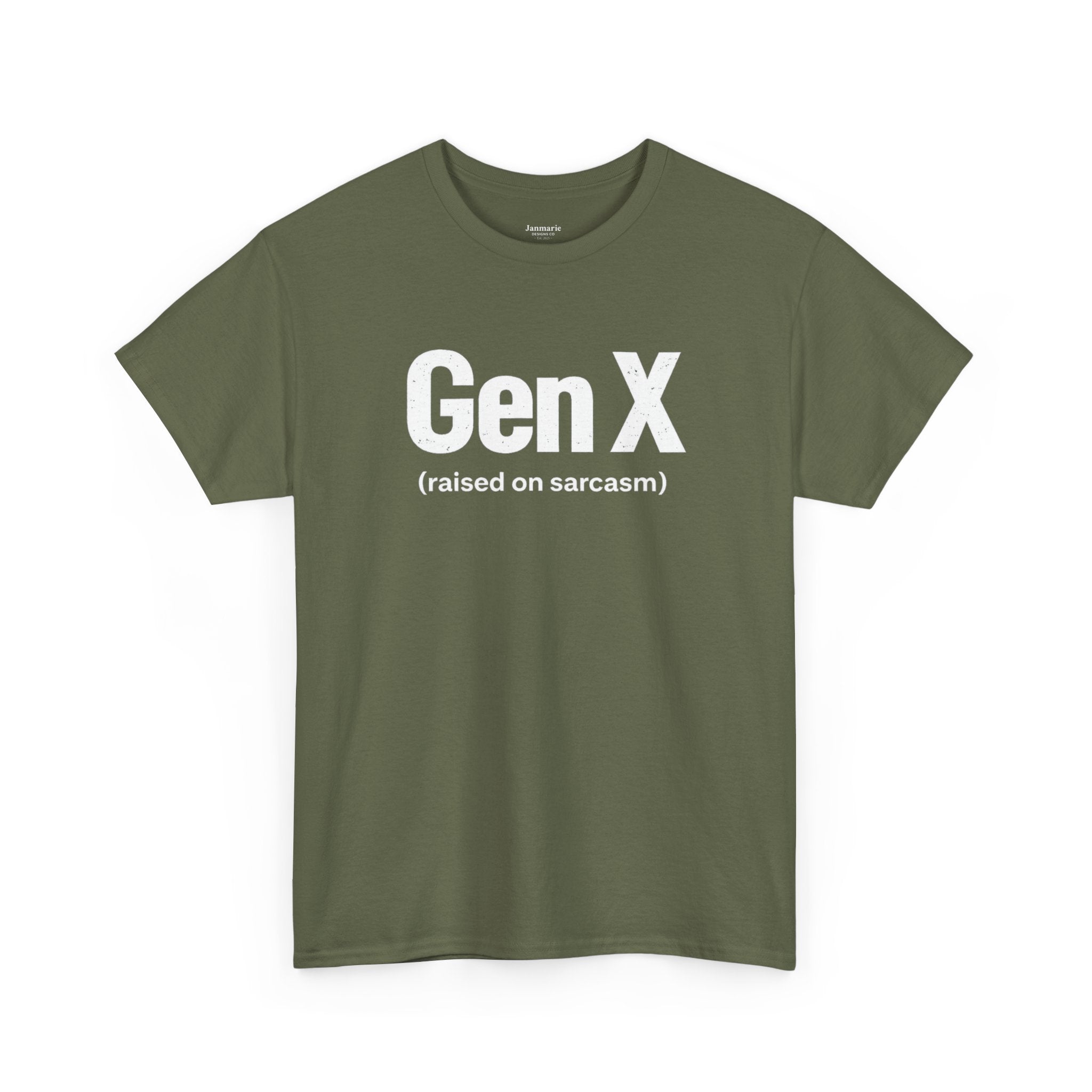 Gen X (raised on sarcasm) Tee | Generation X Shirt, Funny Sarcasm Tee