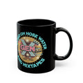 Raised on Hose Water and Mixtapes Mug | Black Ceramic Mug