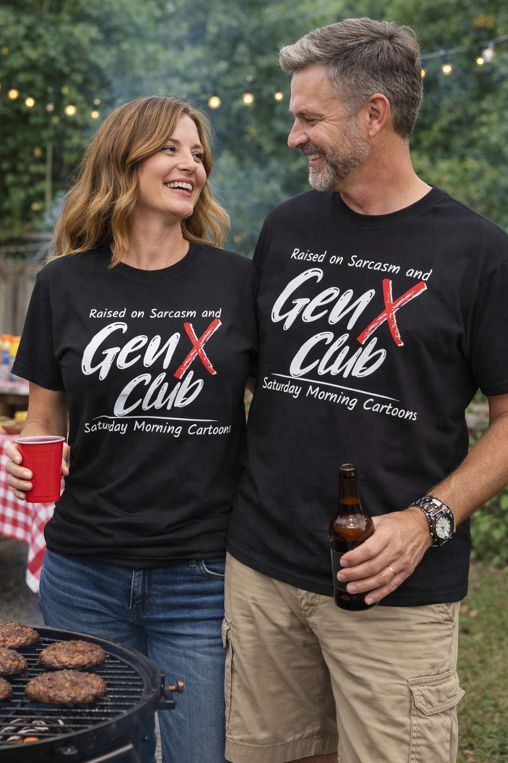 Gen X Club Tee | "Raised on Sarcasm and Saturday Morning Cartoons"  80s Nostalgia